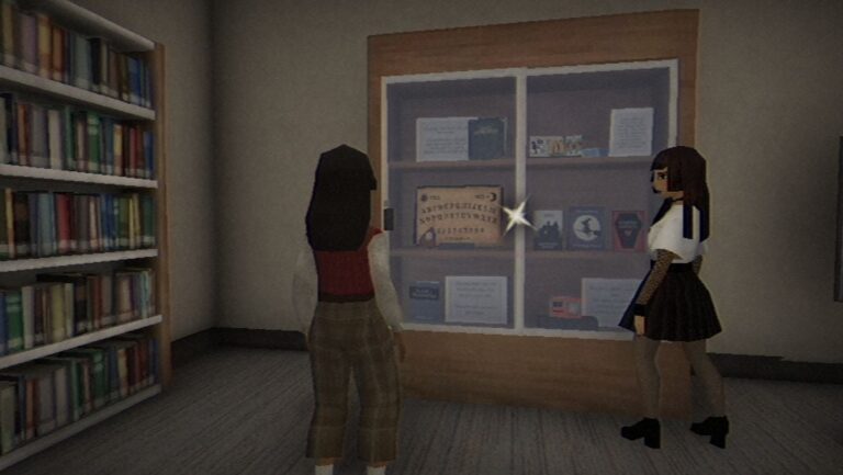 How to open the library display cabinet in Fear the Spotlight – Destructoid